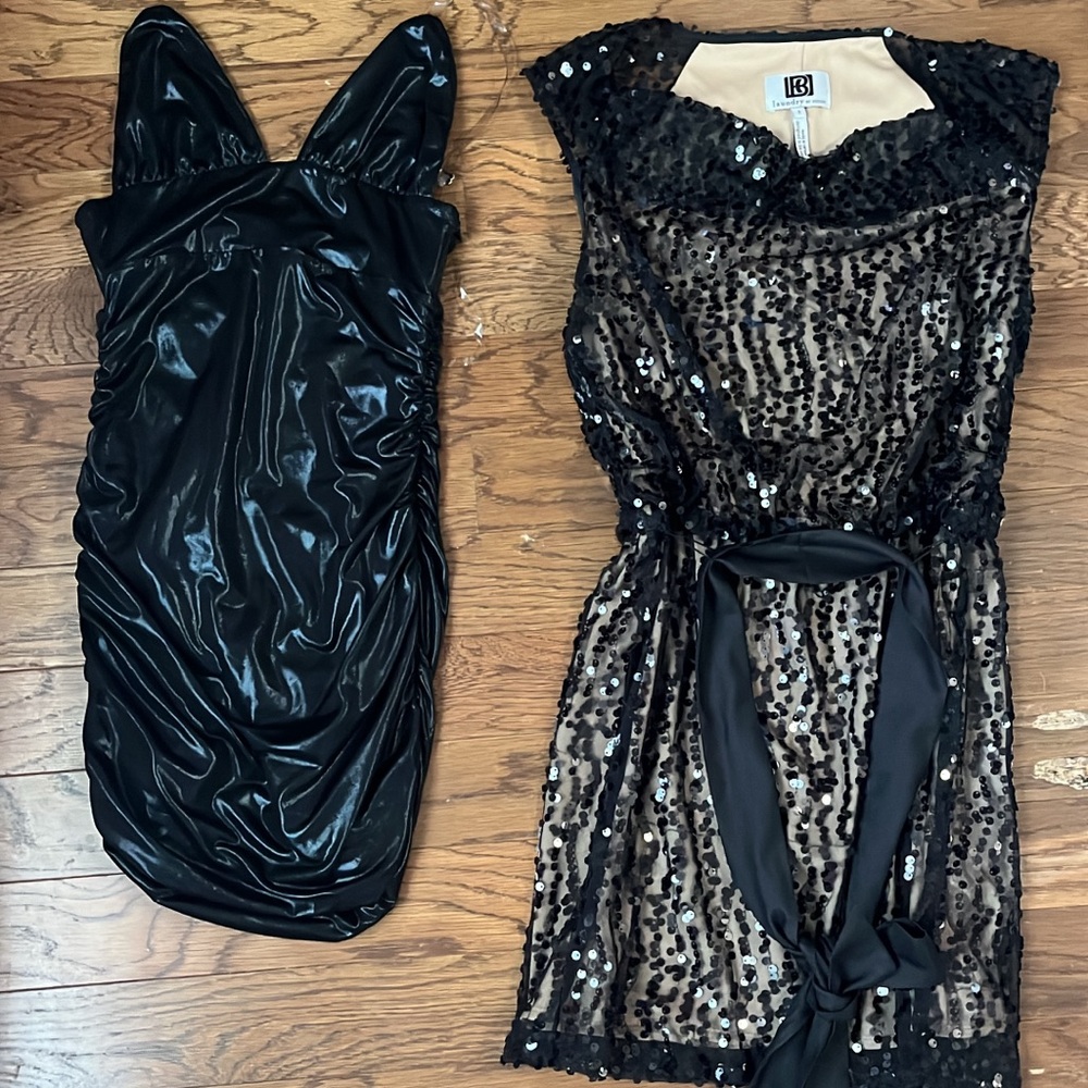 Elegant Black Sequin Dress